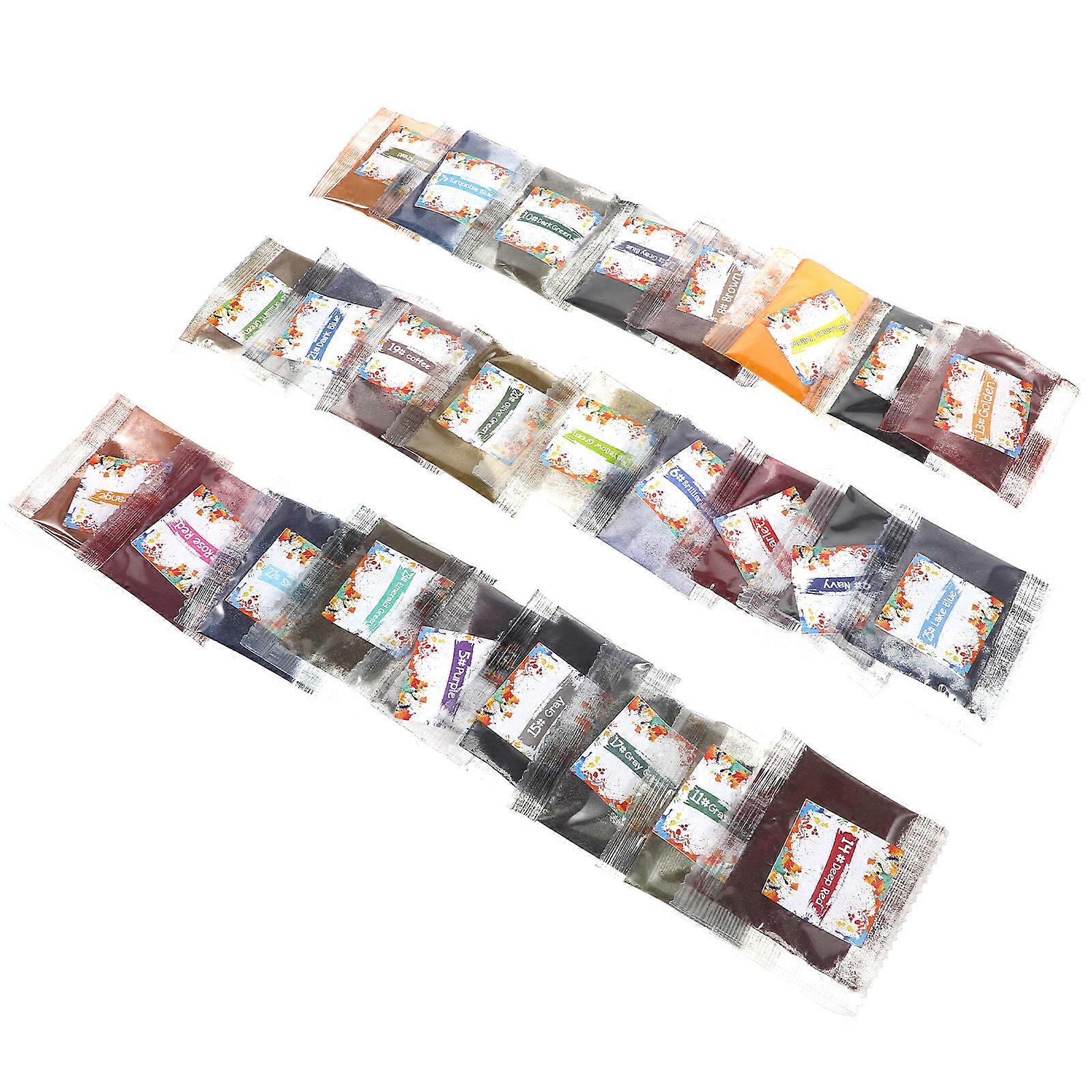 26pcs Tie Dye Powder Kit Vibrant Colors for Shirts, Scarves, Bags & Crafts Create Custom Patterns with Easy DIY Dyeing