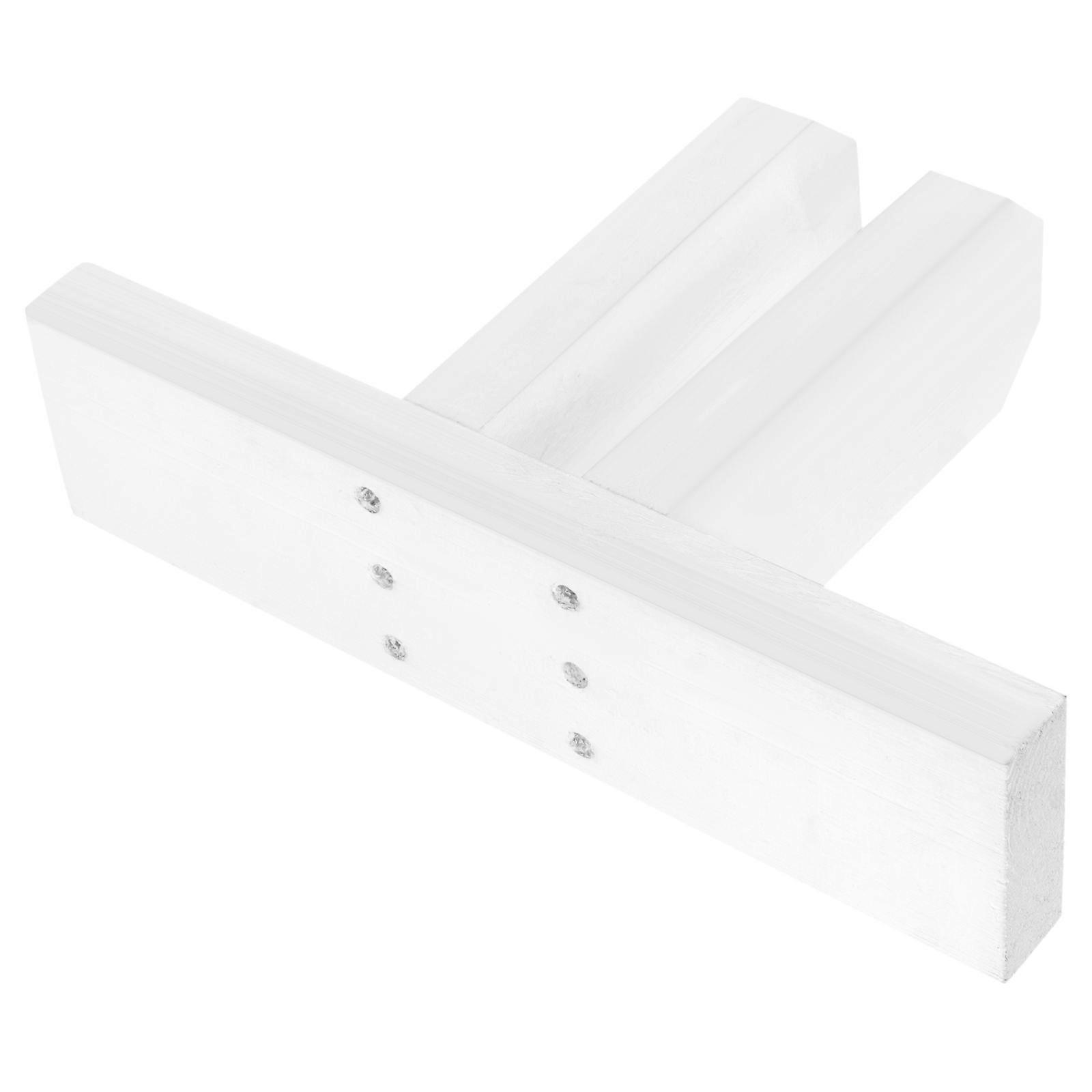 Wooden Fence Base for Small Fences and DIY Projects White Color Sturdy Construction
