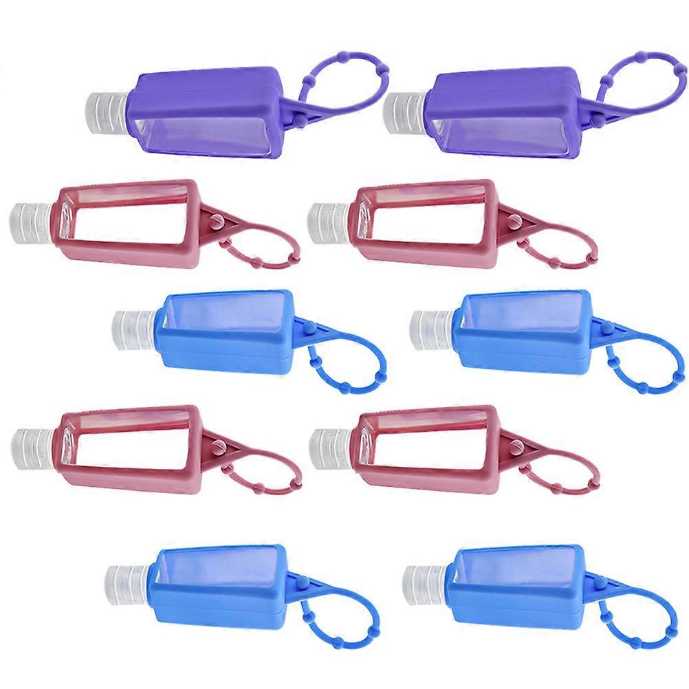 10pcs Portable Silicone Travel Bottles for Liquid Soap, Hand Lotion, Shampoo – Leakproof & Convenient for Daily Use