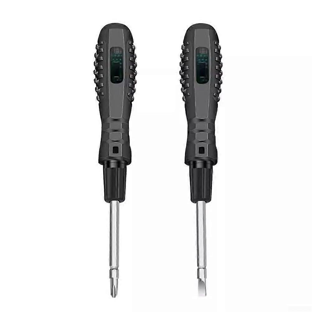 Electric Screwdriver with Dual Light Detection for Efficient Wire Testing and Versatile Use, Compact Design, Durable Material