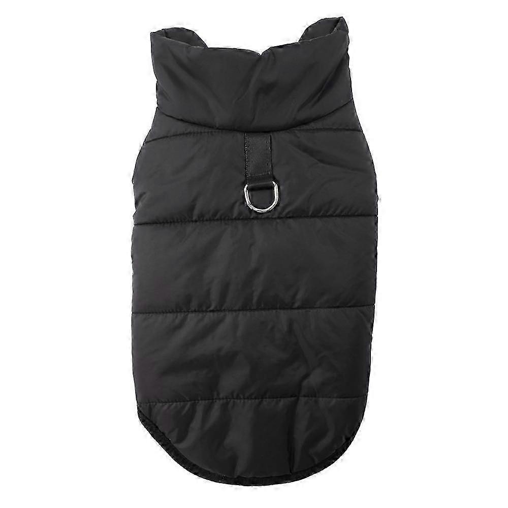 Vinter Sällskapsdjur Kläder Hund Jacka Katter Kläder Enfärgad Varm Tjock Kappa För Små Medelstora Hundar Vindtät Valp Chihuahua Fransk Bulldog Kläder New Arr