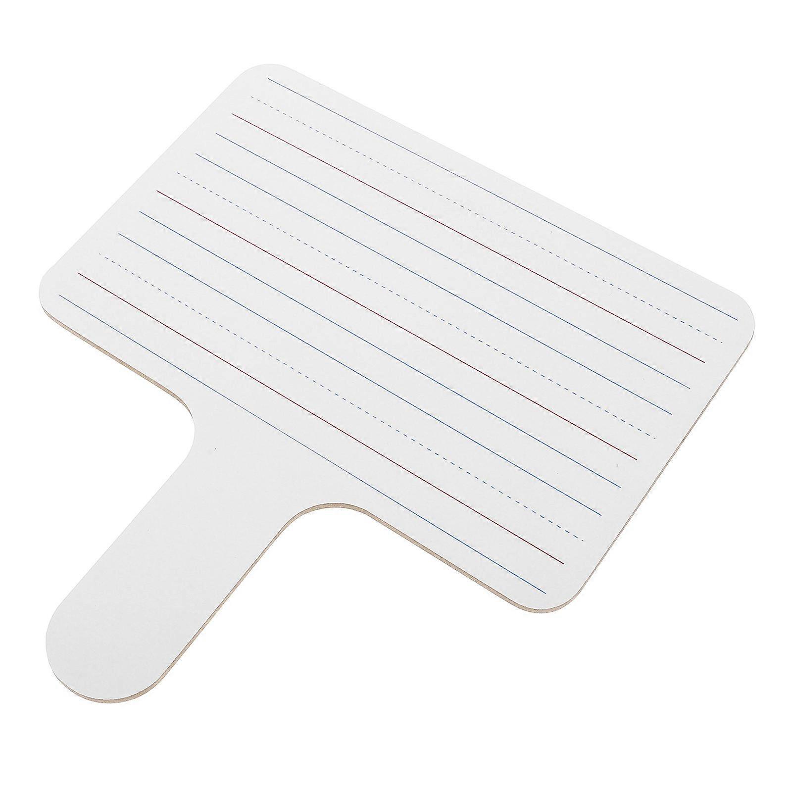 Dry Erase Board For Kids Rectangular Shaped Answer Paddle Classroom Activities Writing Reusable Surface 1Set