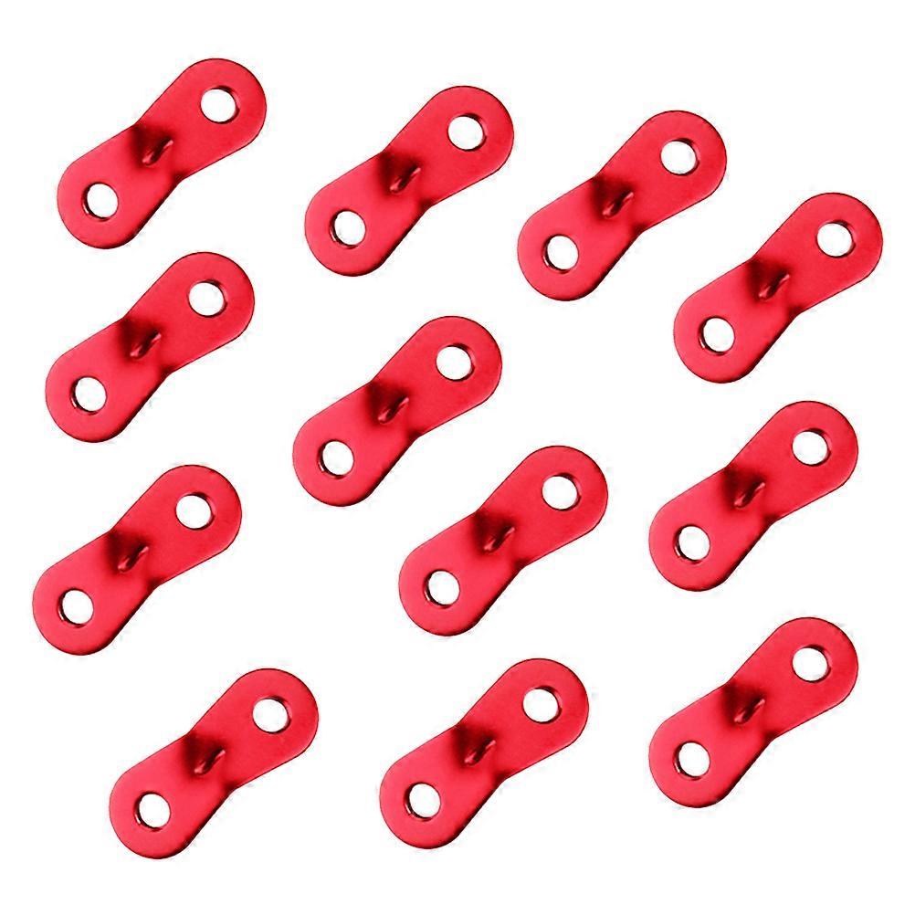 12pcs Guy Line Fasteners for Tent Awning Secure Rope Fastening Clips Compatible with Camping and Outdoor Use
