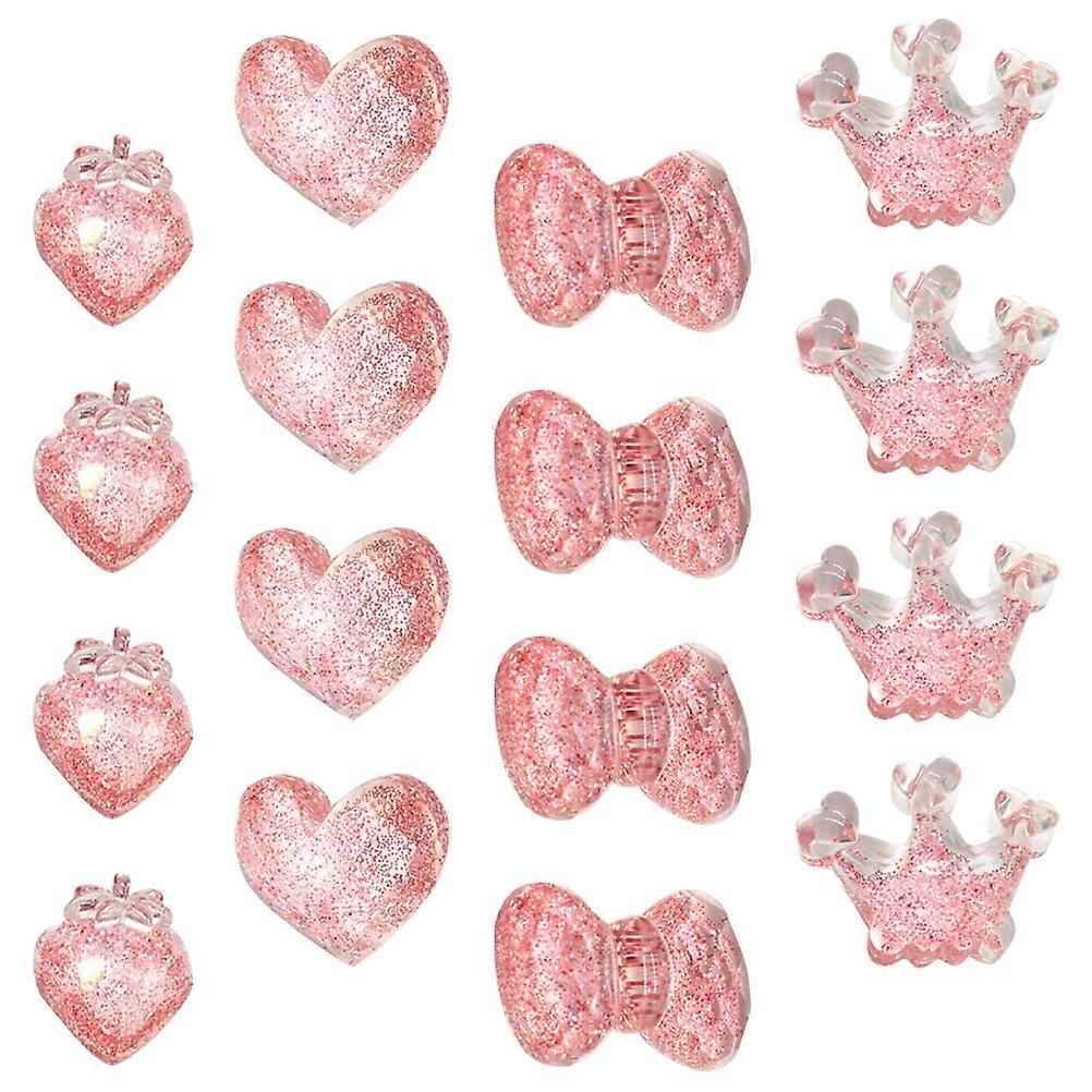 Miniature Craft Embellishment Resin Ornaments Customizing Cases Artists Simple Design 2x1.6x1.6cm Phone Case Decoration 20Pcs