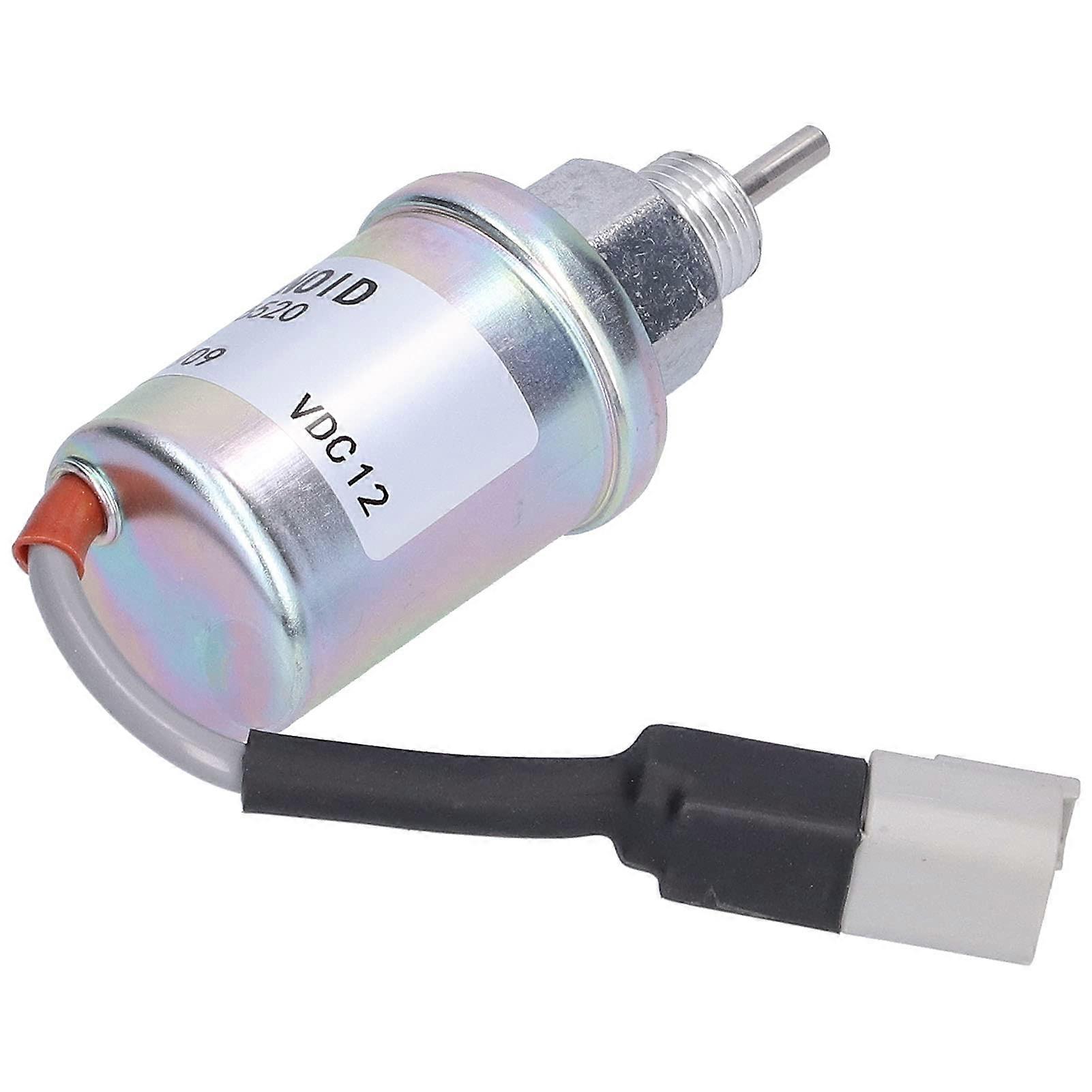 Kraftstoffabschaltmagnetventil 12V U85206520 für Baggergenerator Set - Langlebig, Einfach zu Bedienen, Kompatibel mit Baggern