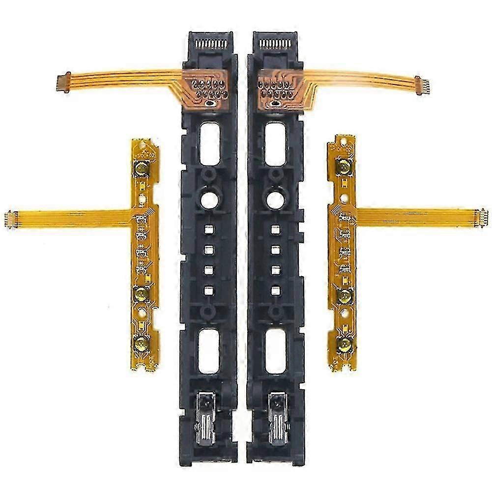 Replacement LR Left Right Slider Rail with SL Flex Cable compatible with Nintend Switch NS JoyCon Controller