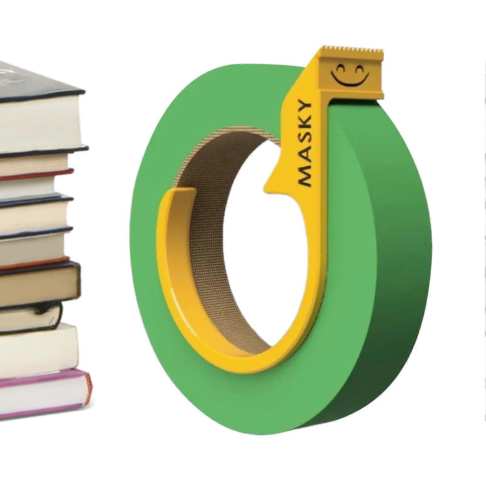 美纹纸胶带切割器 3D胶带切割工具 精密胶带涂布器 平滑精准切割 易用设计 红色 适用于学校 绘画 园艺 汽车 家居'