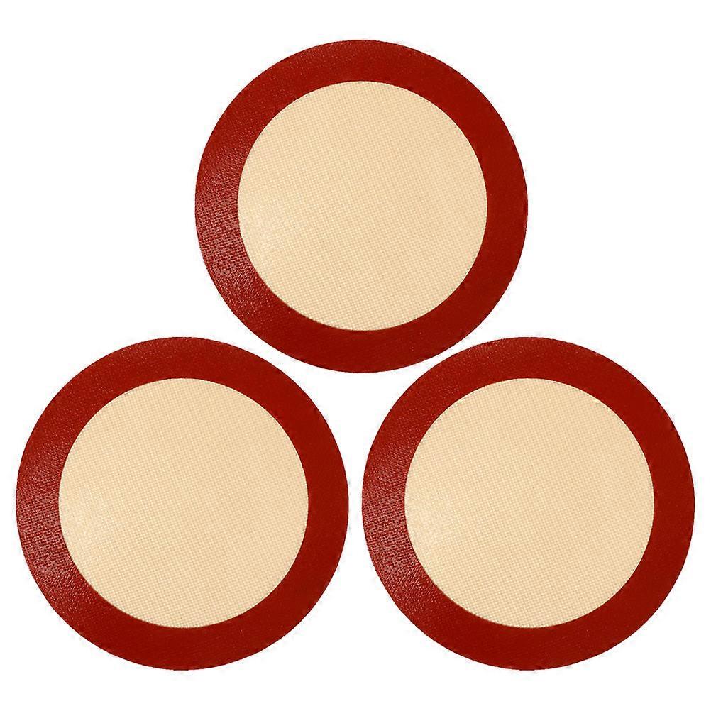3pcs Silicone Baking Mats Round Non stick Cake Pan Baking Sheets