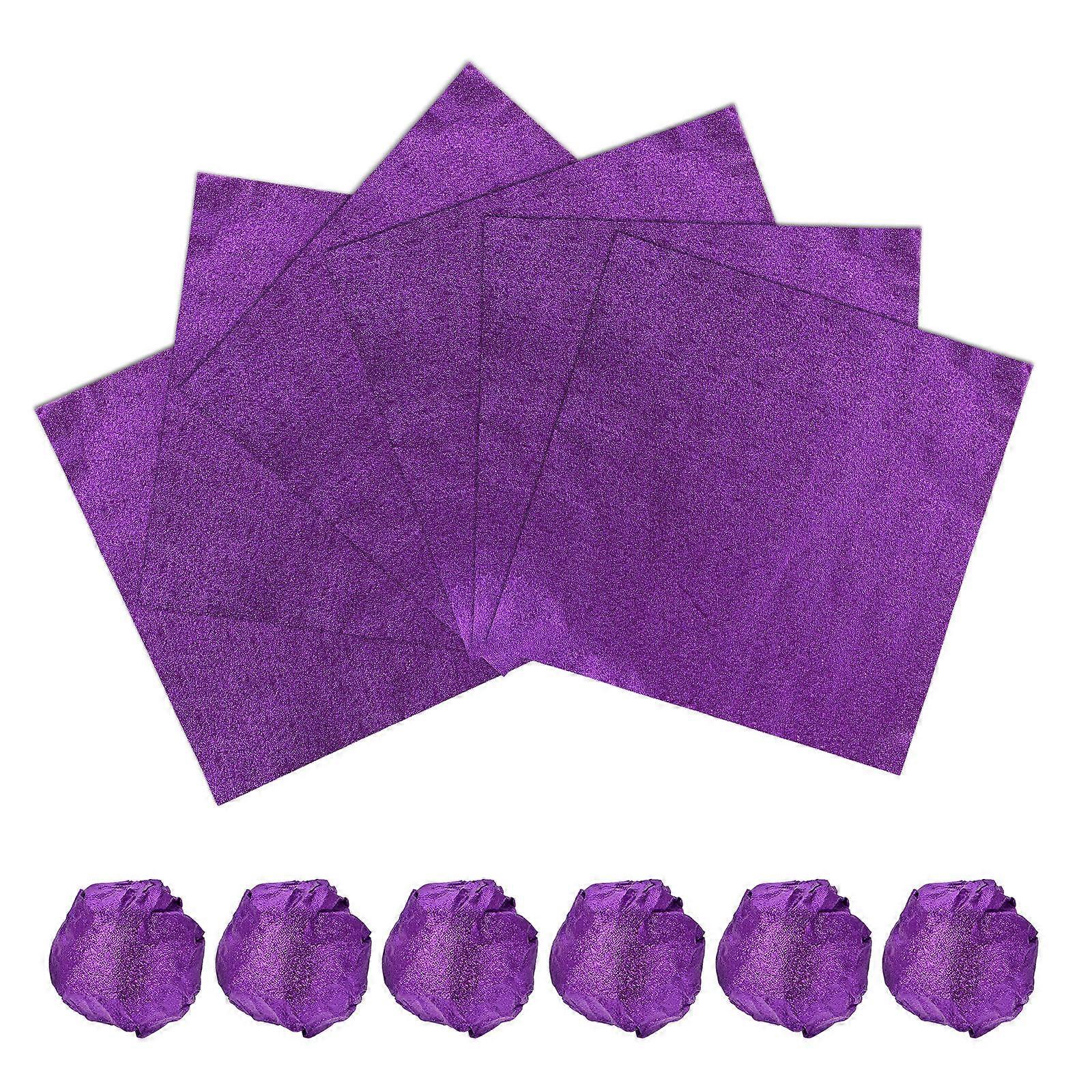 Here's a refined and compelling product description for your **Aluminum Foil Candy Wrappers**:
**100pcs Aluminum Foil Candy Wrappers – Elegant