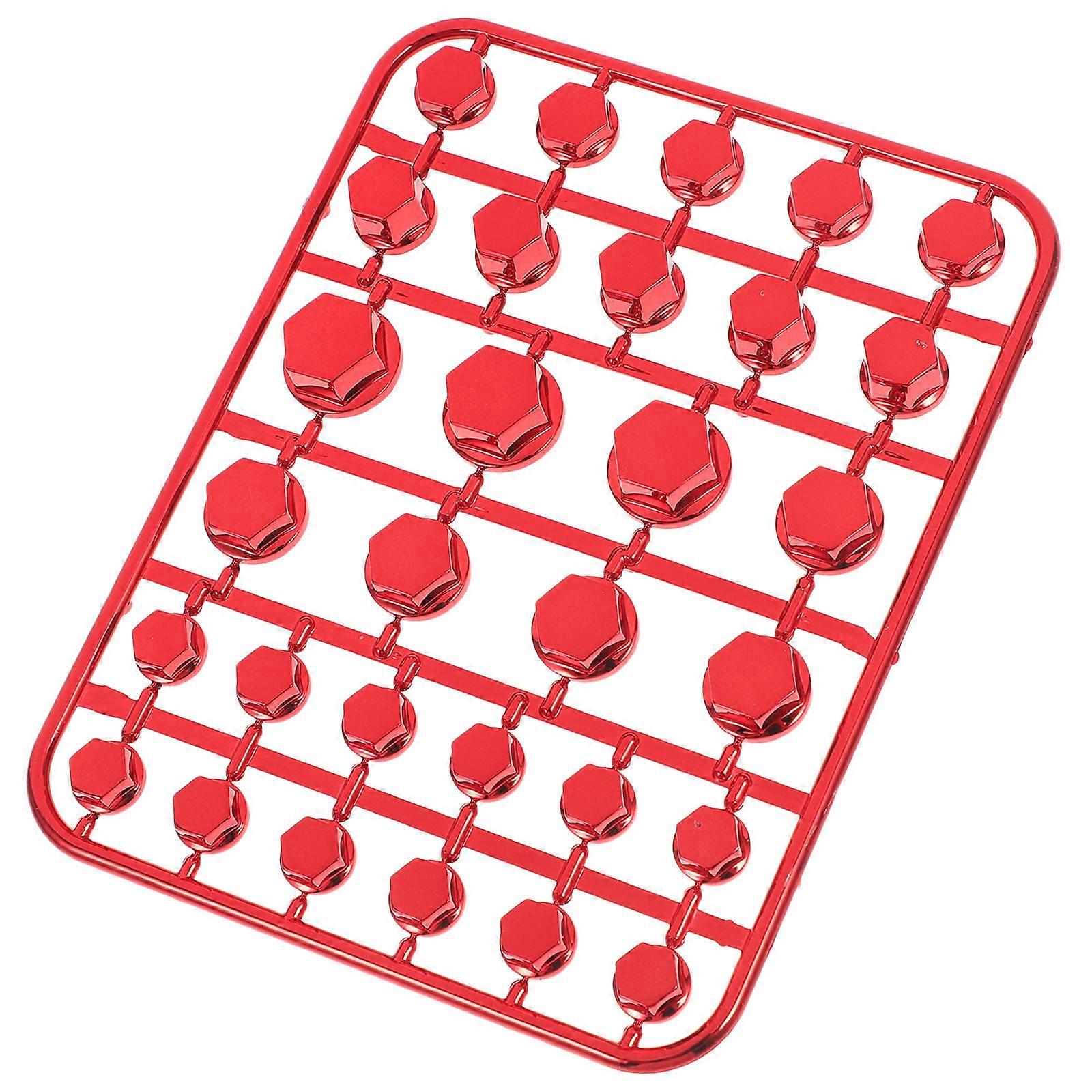30pcs Engine Bolt Head Covers for Motorcycle Vibrant Decorative Caps, Durable & Easy to Install, Universal Fit for Pedal Motorcycles and Engine