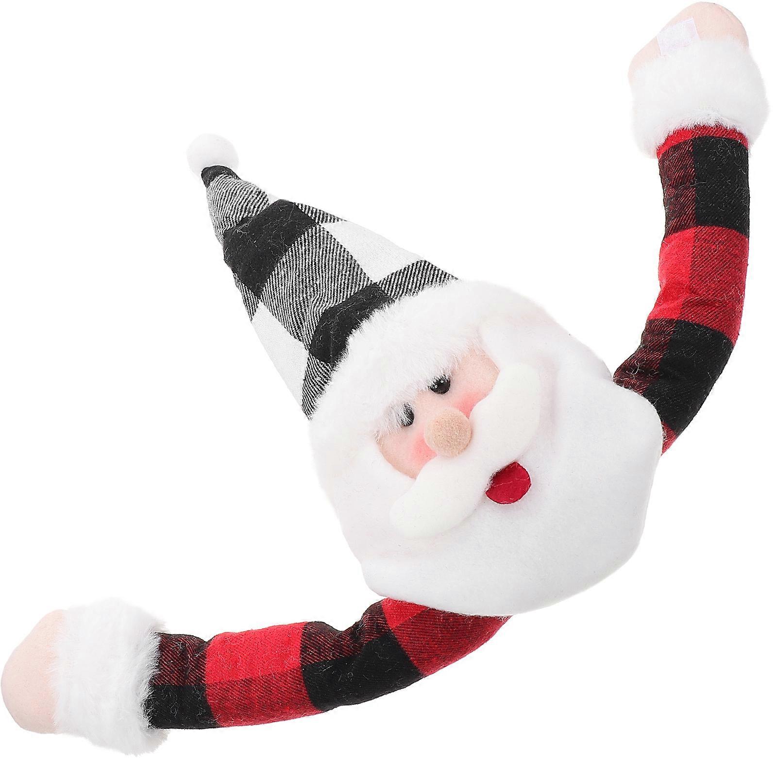 Curtain Holdback Snowman Shape Bedroom Kitchen Curtain Accessory Strong Tape 1 Set