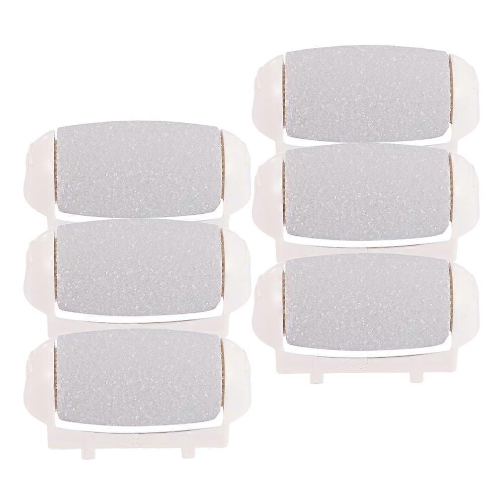 Extra Coarse Calluses Remover Replacement for Dead Skin Grinding Tool Easy Install 6pcs Grey