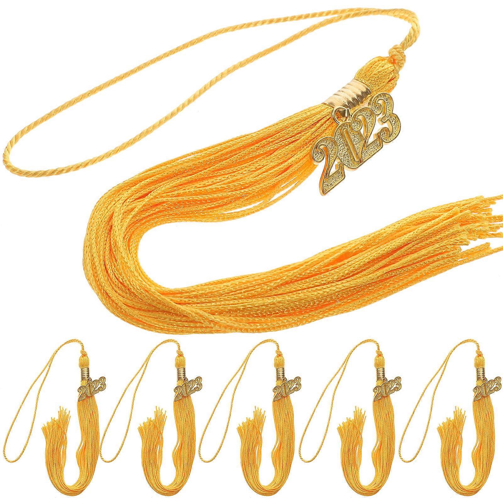6Pcs Graduation Hat Tassels Caps Decoration