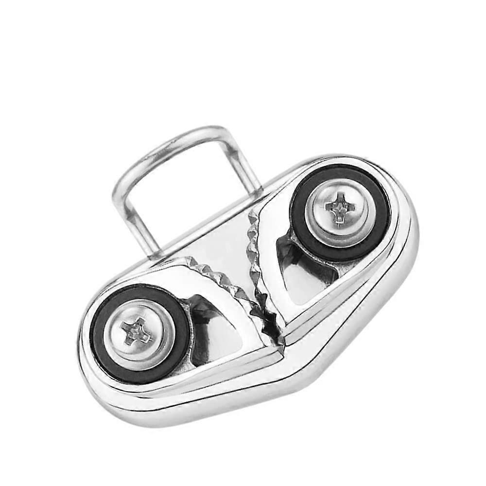 316 الفولاذ المقاوم للصدأ كام المشبك مع سلك دليل الدائري كام المشابك للقوارب ماتيك فيراليد البحرية الإبحار قارب الكاياك زورق الزورق