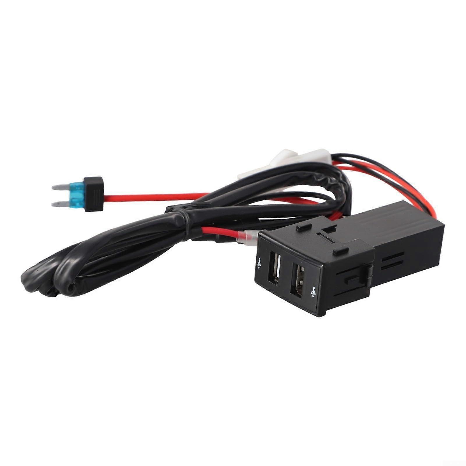 USB socket cable set for Isuzu vehicles DMAX, MU X, and for Holden with LED display function