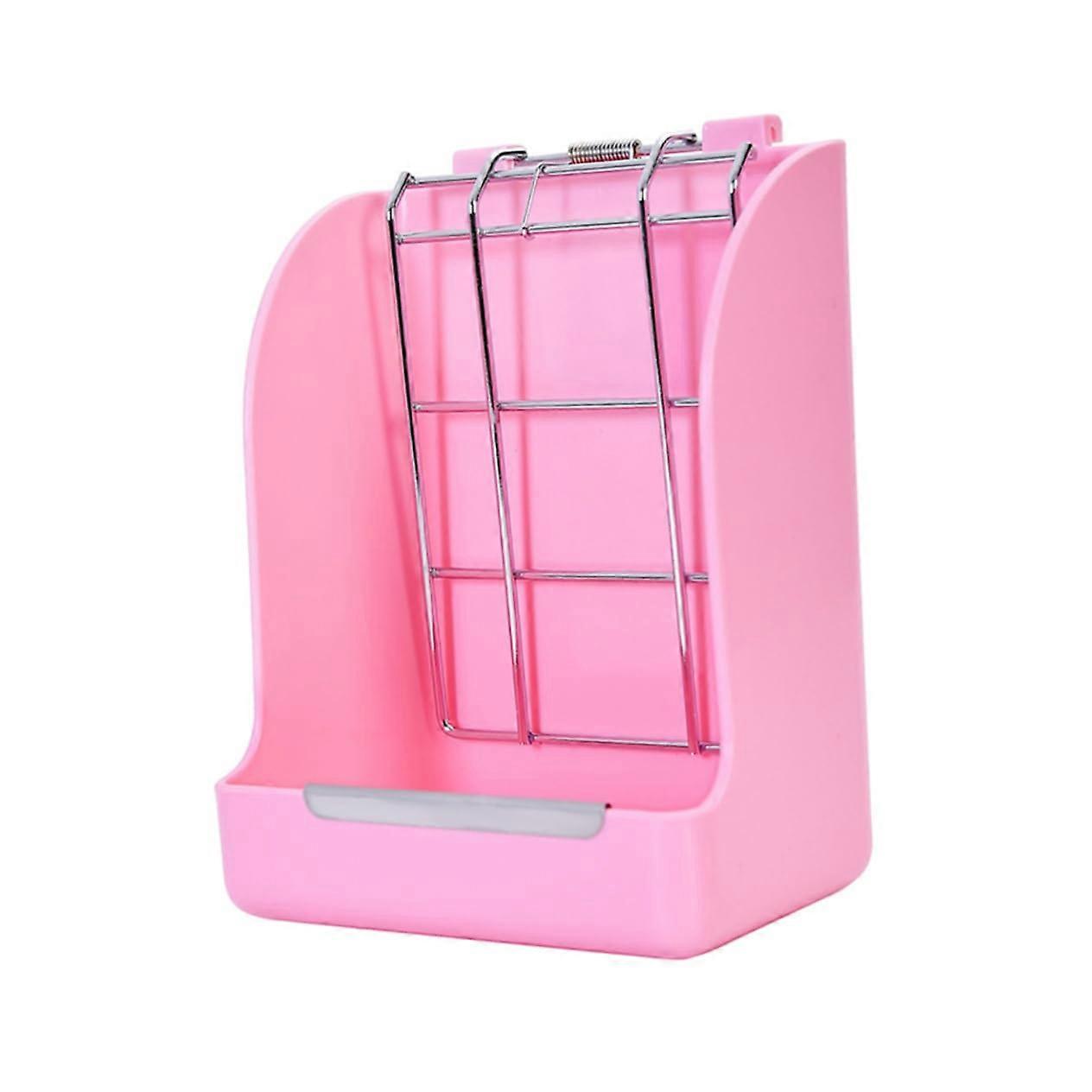 Rabbit Feed Station Spring-Loaded Hay Holder For Rabbits Guinea Pigs And Chinchillas Durable Feed Stand
