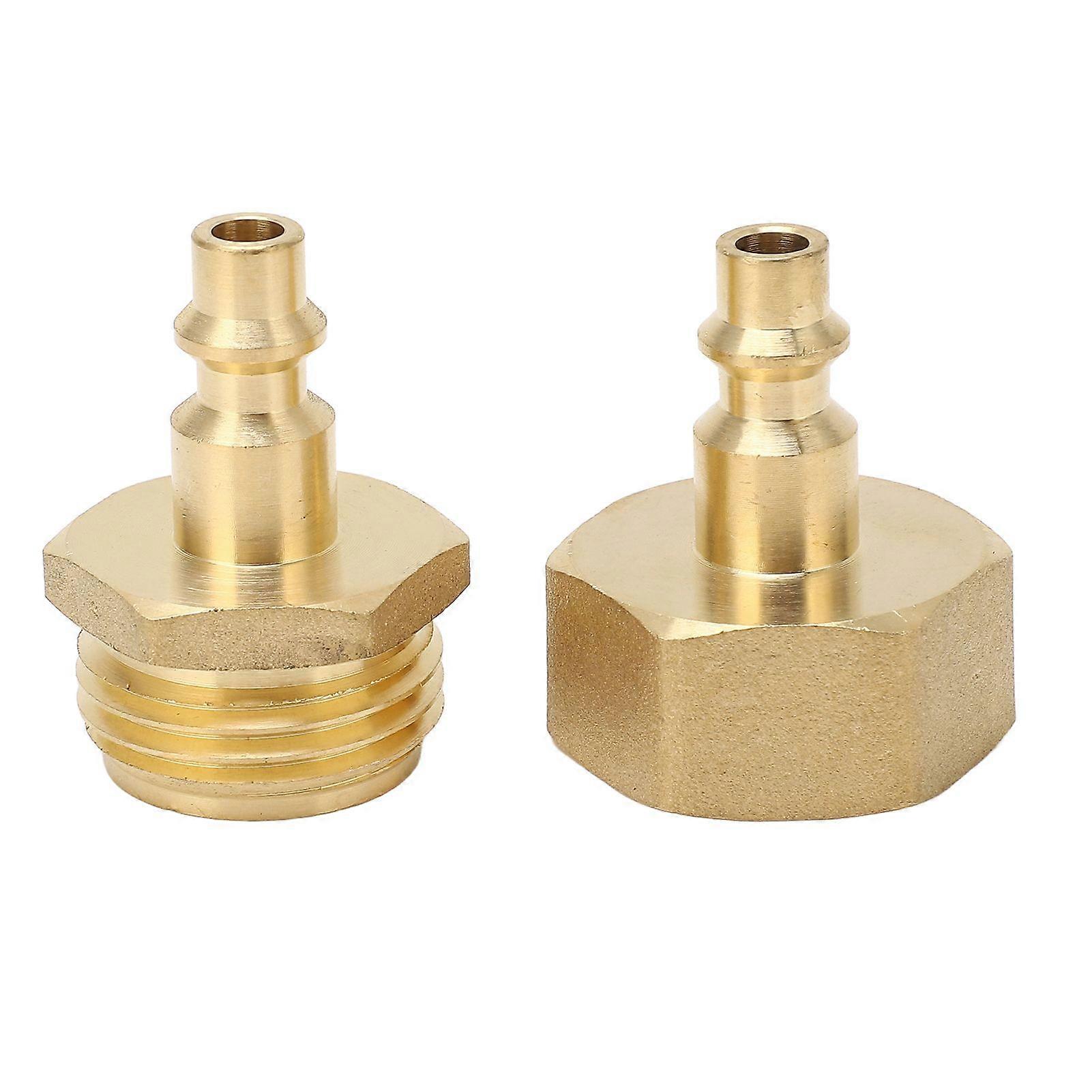 2 قطعة محول ضاغط الهواء لخرطوم الحديقة 3/4 بوصة خيوط