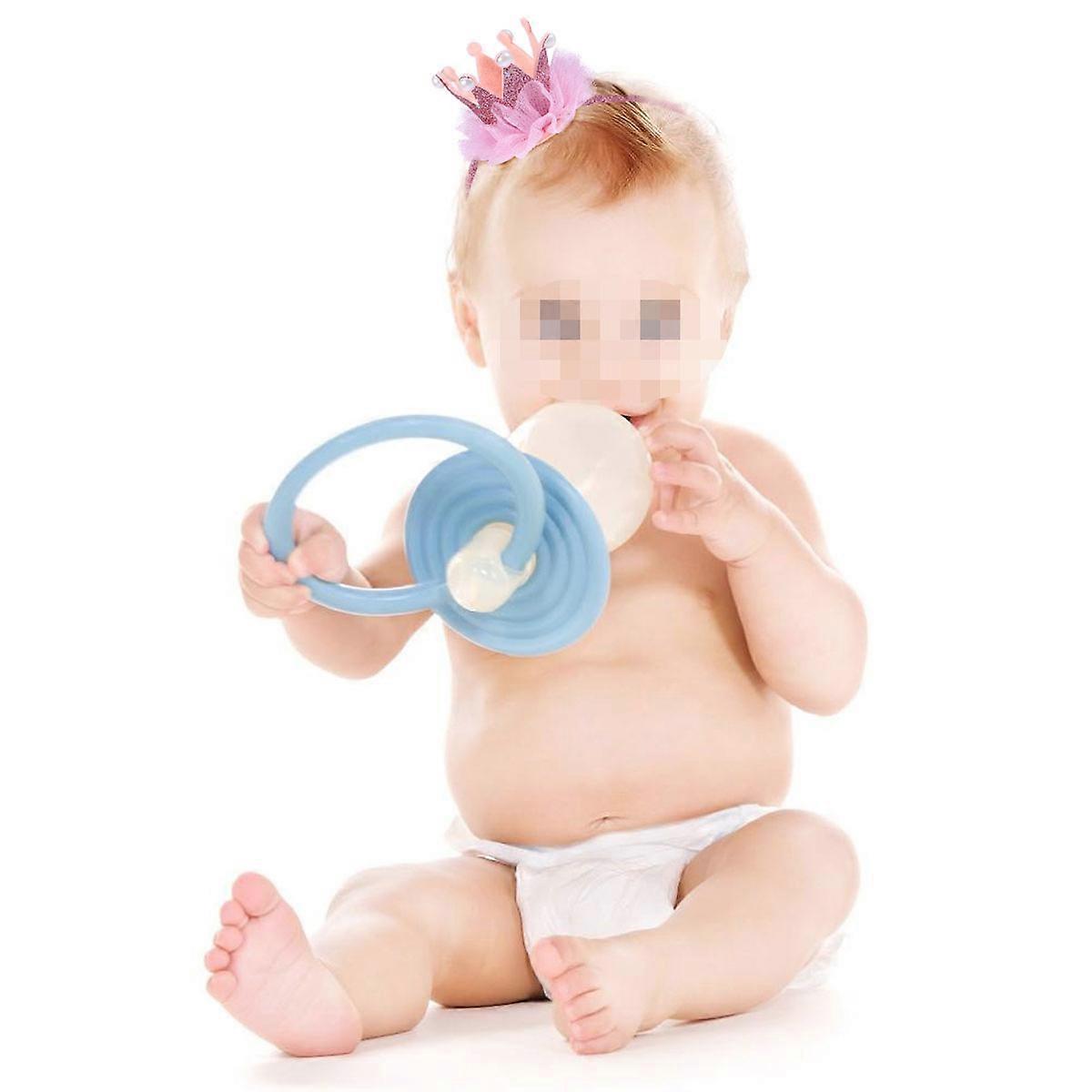 Pink Elastic Fabric Headband for Baby Girl Photo Props with Super Large Elasticity Fits Most Infants 03 Months