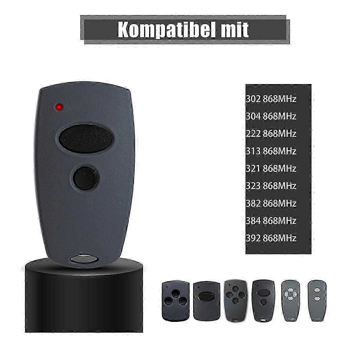 2 قطعة 868.3 ميجا هرتز جهاز إرسال يدوي لباب المرآب ل Marantec D302-868 ، D304-868 ، D384-868 ، D321-868 ، D32