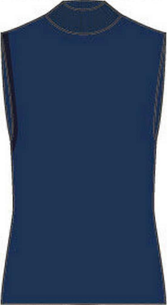 Falke Merino X-Fine Mock Top - Deep Sea Blue
