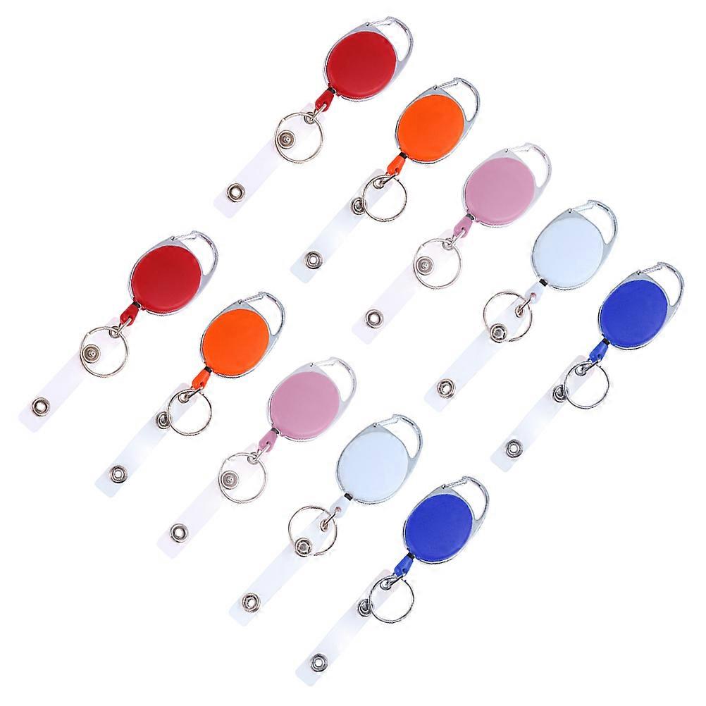 Telescopic Badge Holder Keychain For Nurse Daily Use With Assorted Color In 10Pack