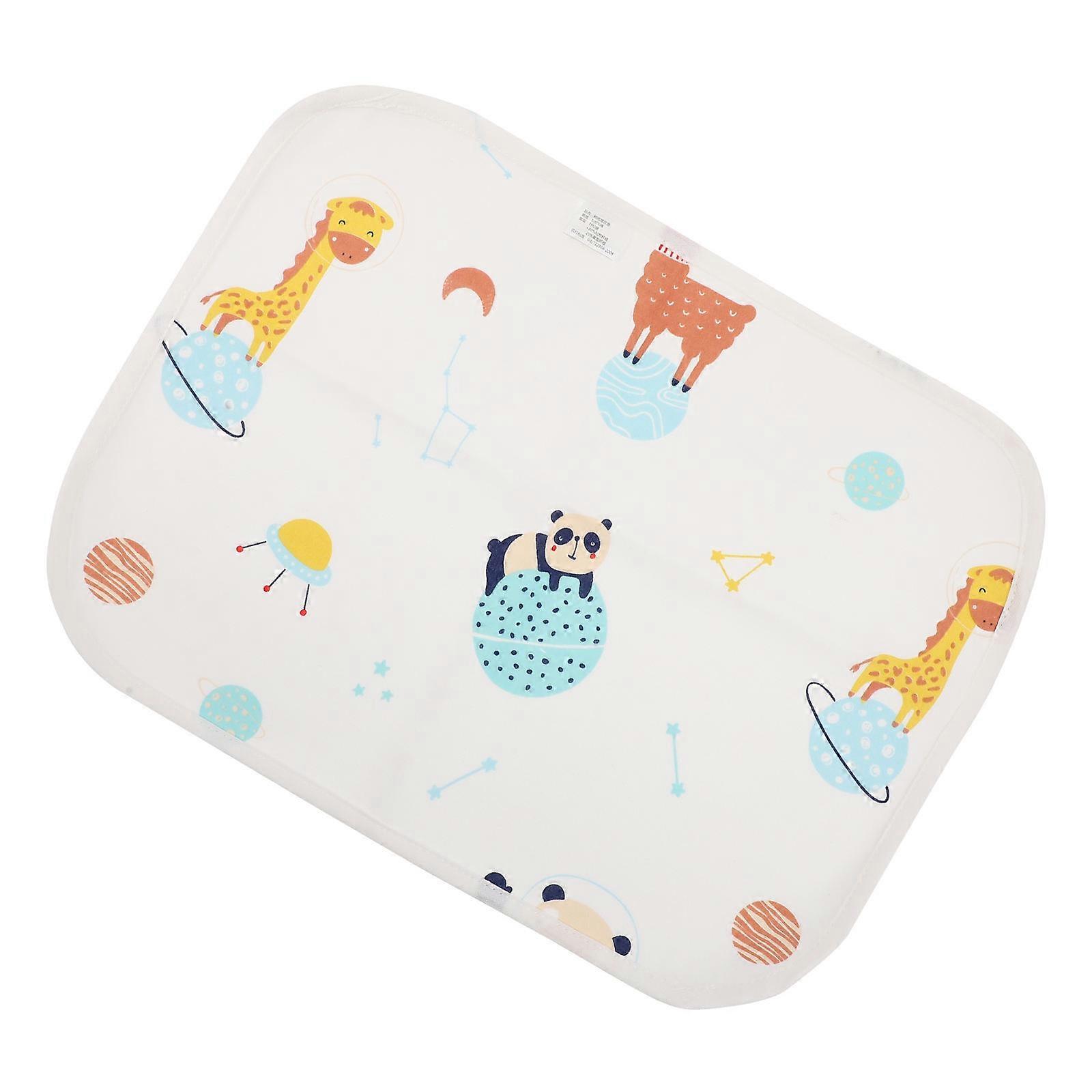 Washable Reusable Changing Cushion mat Rectangular For Infants Multi 40x30x0.1cm 1Pack