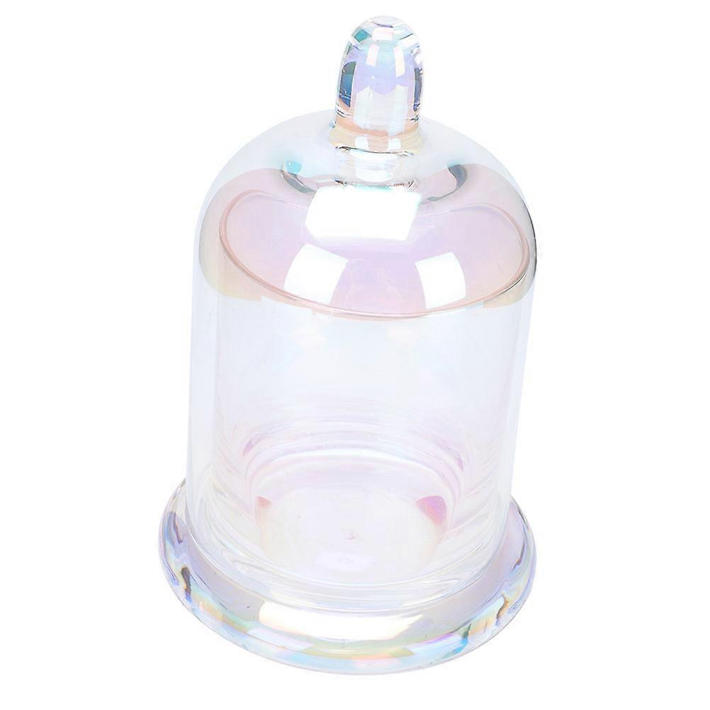 Glass Cloche Candle Holder for Aromatherapy 1Set with Assorted Colors