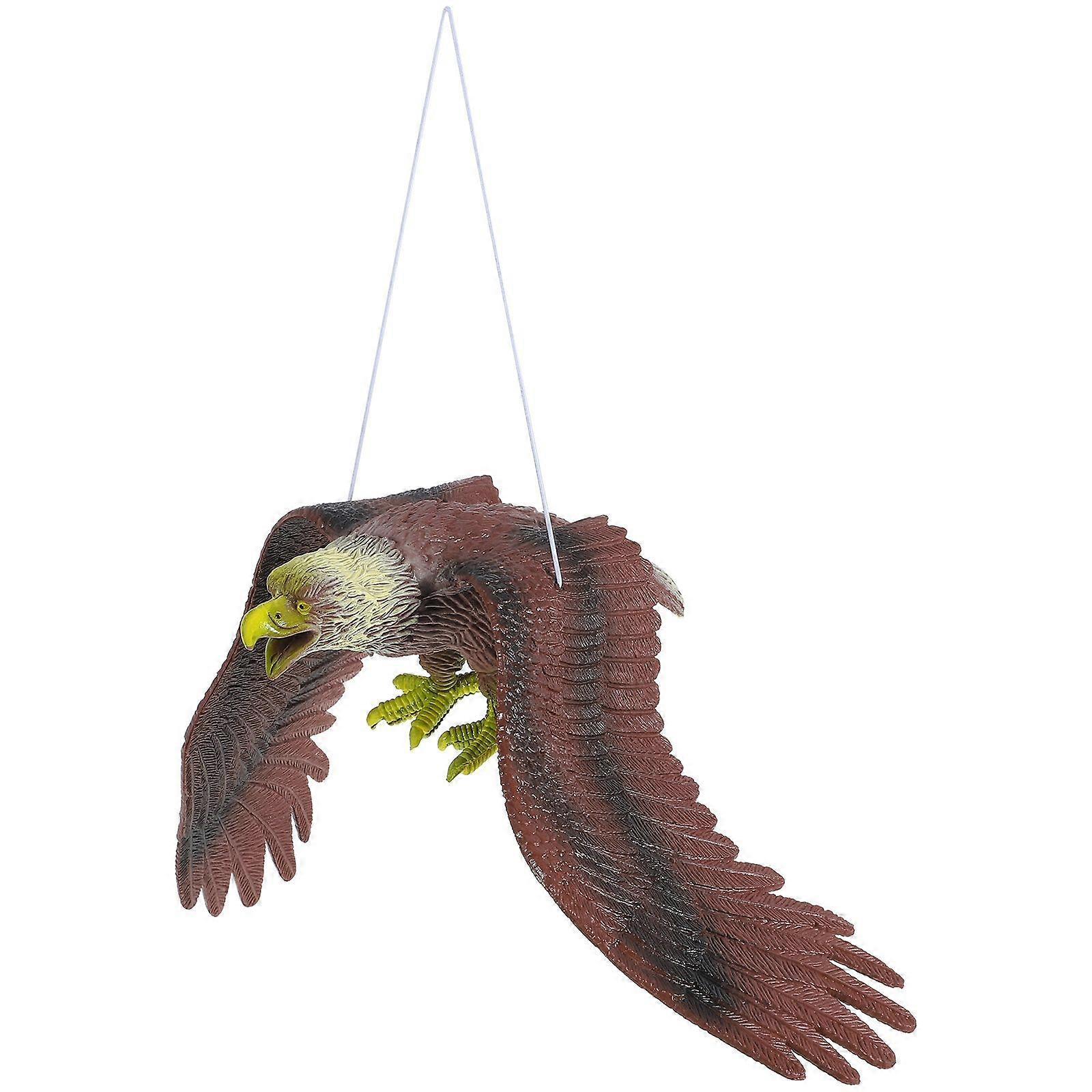 Hanging Bird Deterrent Plastic Eagle Ornament Outdoor Eagle Decor Hanging Bird Deterrent