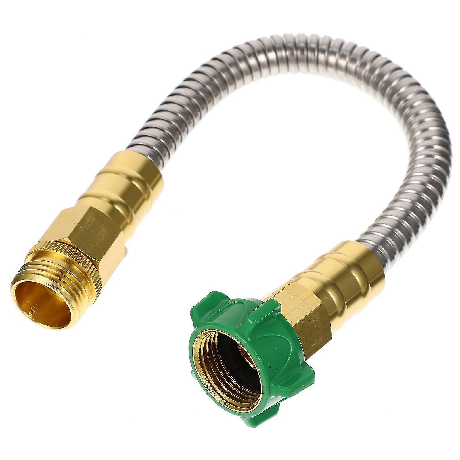 Stainless Steel 1ft Garden Hose with Female To Female Metal Connector Water Hose Extension