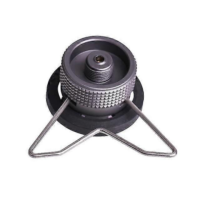 Outdoor Gas Cartridge Head Conversion Adapter Bottle Type Input Screw Valve Output Camping Stove Accessories Cookware Adapter