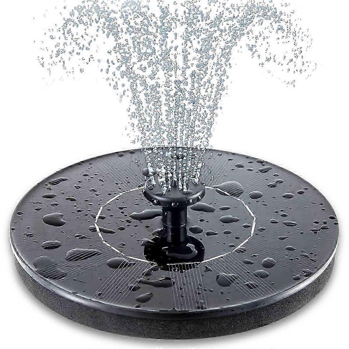 Solar Bird Bath Fountain Pump, 3.5W, with 6 Nozzle, Free Standing, EU Standard
