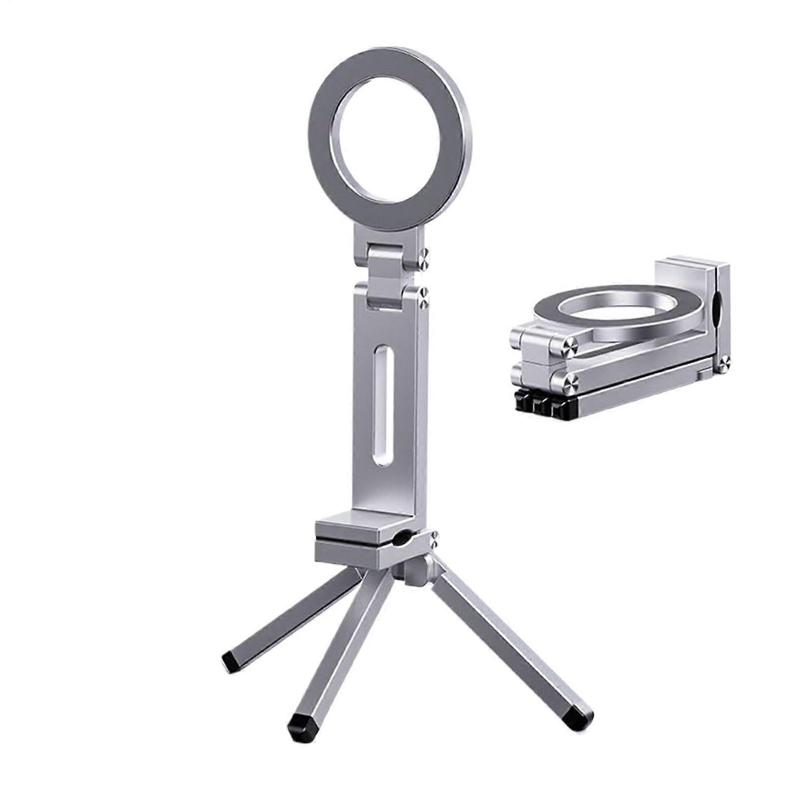 360° Adjustable Magic Clip with Foldable Phone Holder, Collapsible Mount