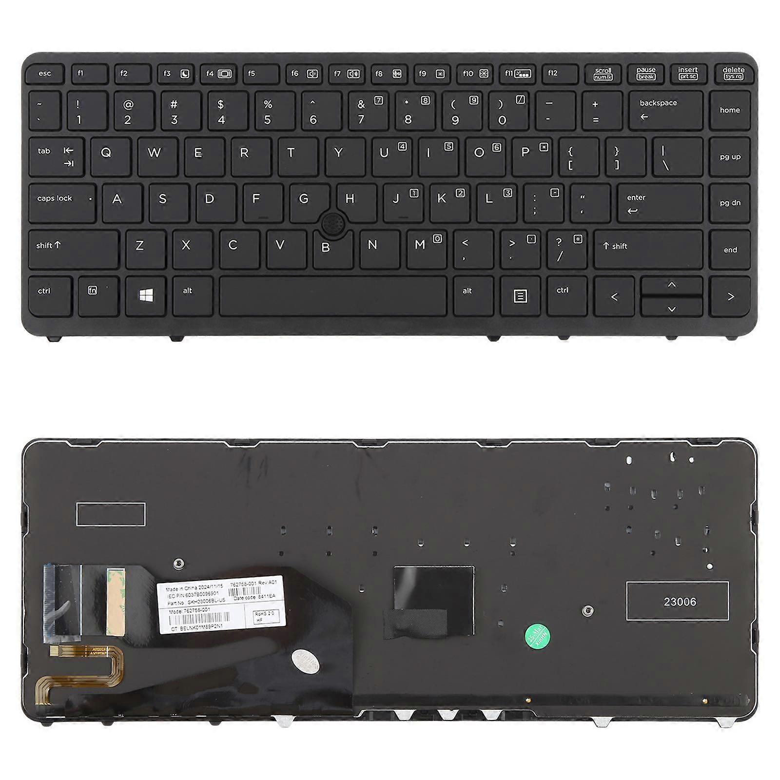 For HP EliteBook 840 G1 / 850 G1 US Version Keyboard
