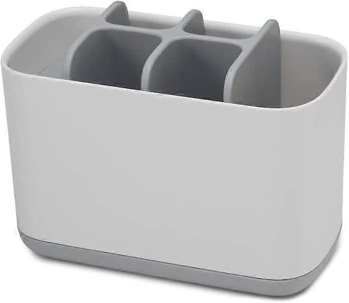 Gray Toothbrush Caddy - Bathroom Organizer