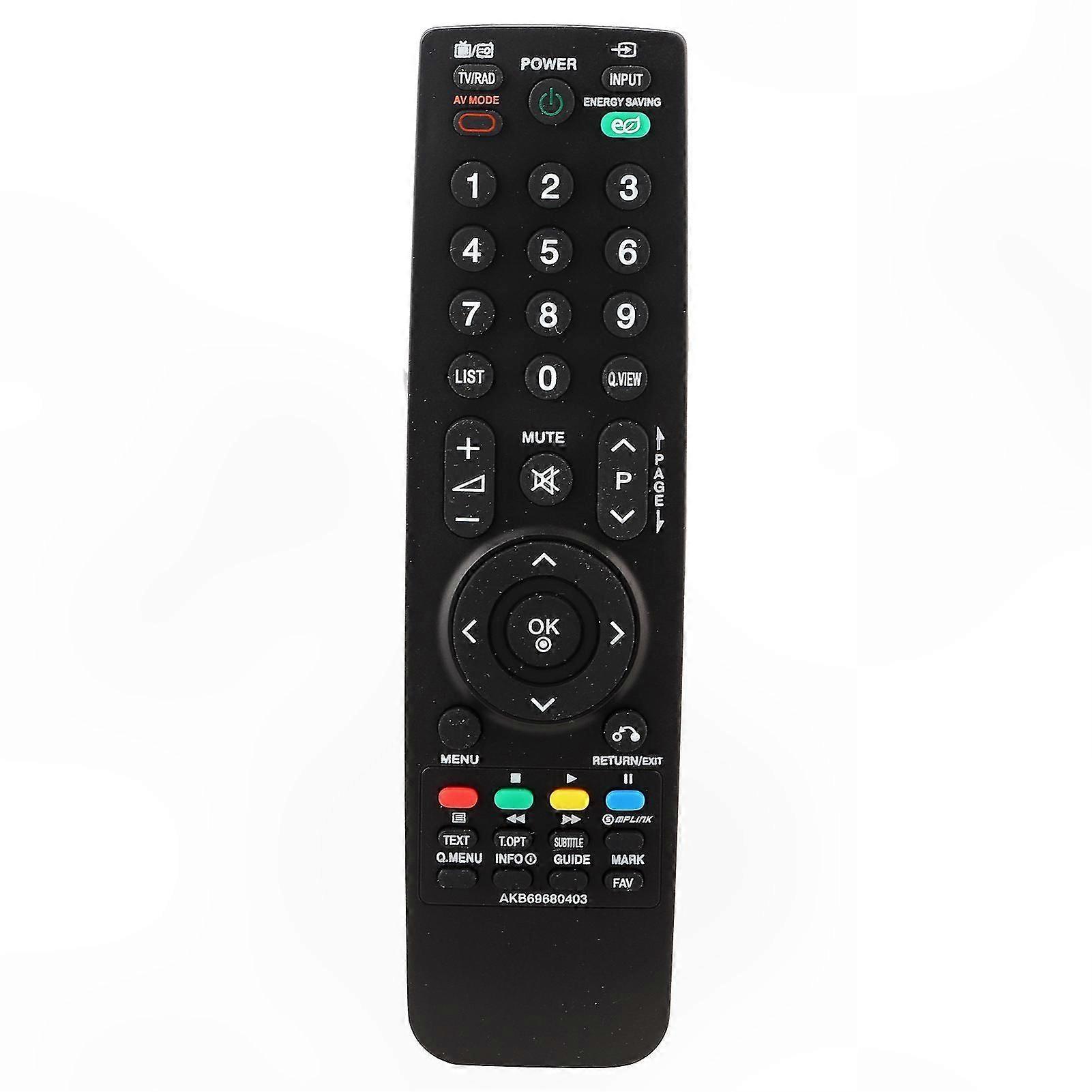 Universal Black ABS TV Remote Control, 10m Range-Compatible with Multiple Models