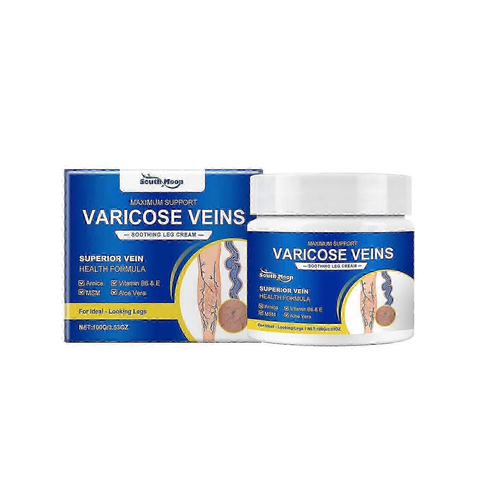 Anti-Varicose Relief Cream for Legs - Soothes and Repairs Varicose Veins and Capillary Issues