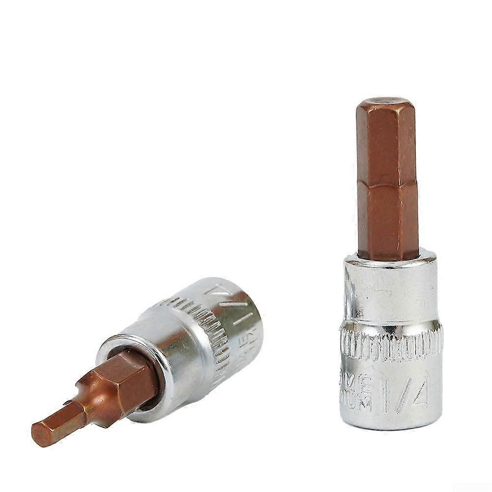 Screwdriver Bit Socket Set 35.6 cm, Chrome Vanadium Steel, 5-Piece Hex Key Tool Set for Repairs and Maintenance