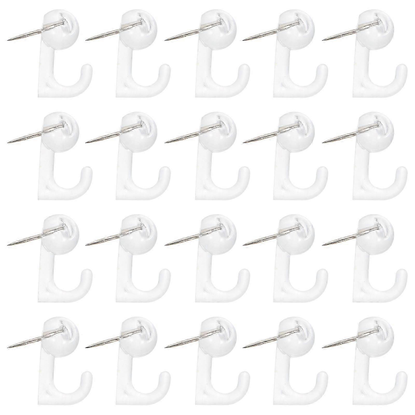 50Pcs Multi-purpose Pushpin Hook Map Marking Nails Photo Fixing Pushpins