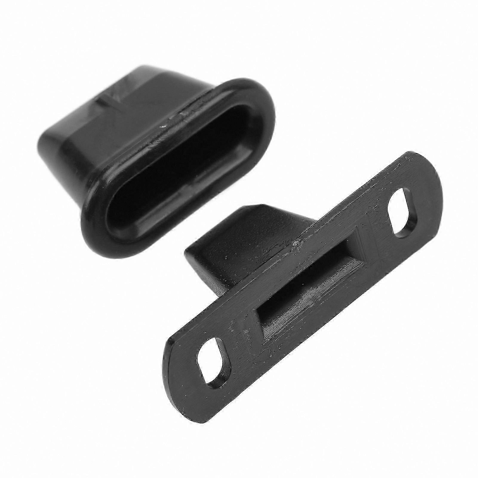 2pcs Black ABS Side Sliding Door Locator Set for Fiat Scudo 1995-2006 Replacement Part 904637