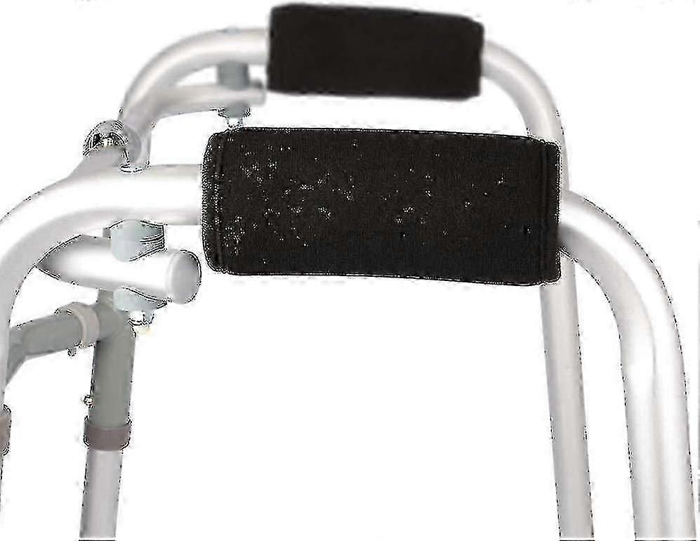 Padded Walker Hand Grips, Soft Comfortable Cushion Rollator Handle Covers Walker Grip Pads For Walker Rollator Crutch Wheelchair, Non-slip Breathable