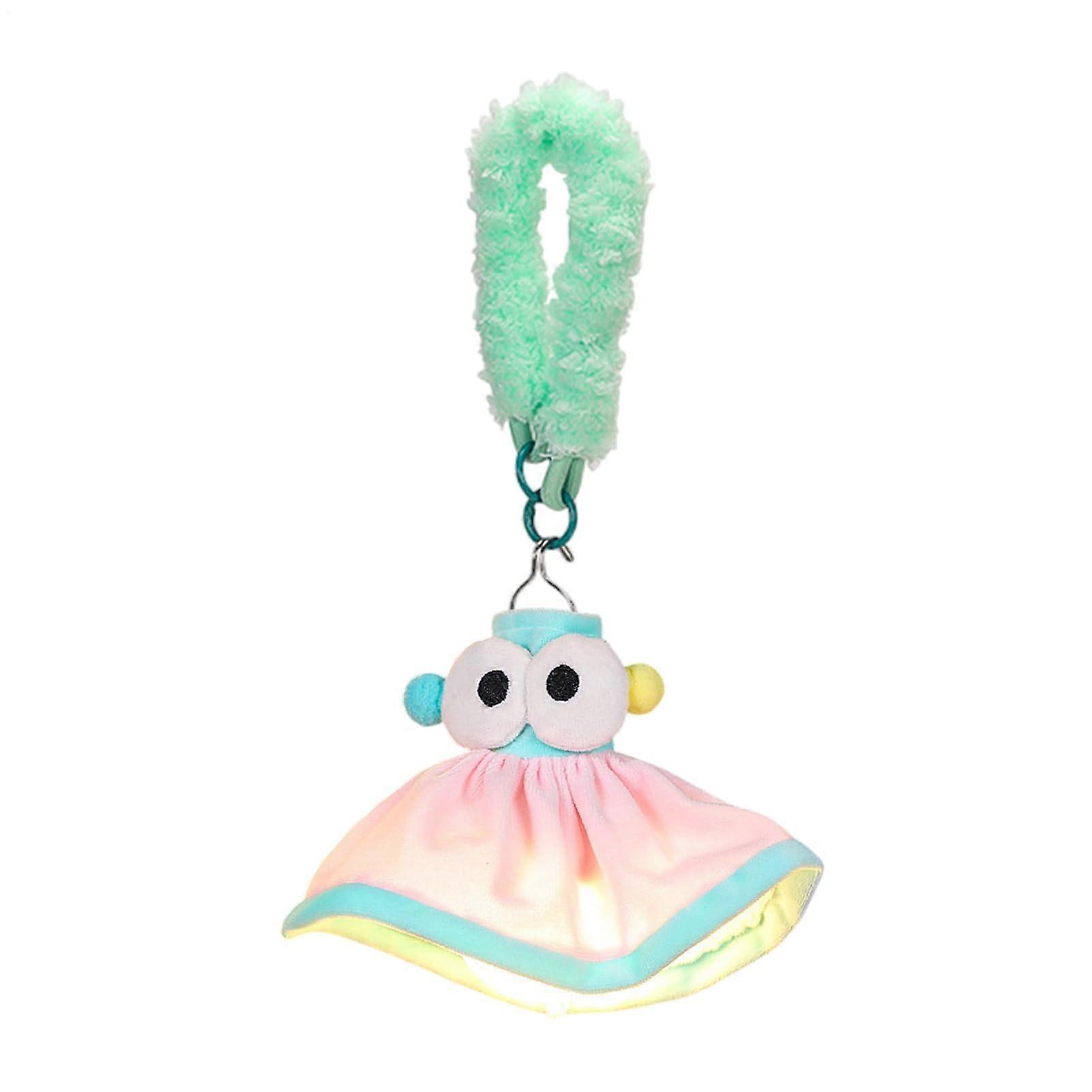 Bird Cage Lamp Plush Parrot-Shaped Bulb With 3 Lighting Modes For Terrarium Bookshelf Vanity And Counter Display Blue