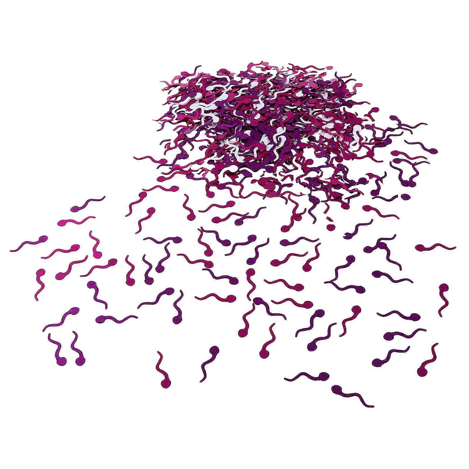 Colorful Cartoon Tadpole Shaped Confetti Set – Decorative Accessory for Weddings, Birthdays, Parties, Balloon Fillers, Bridal Showers, Themed