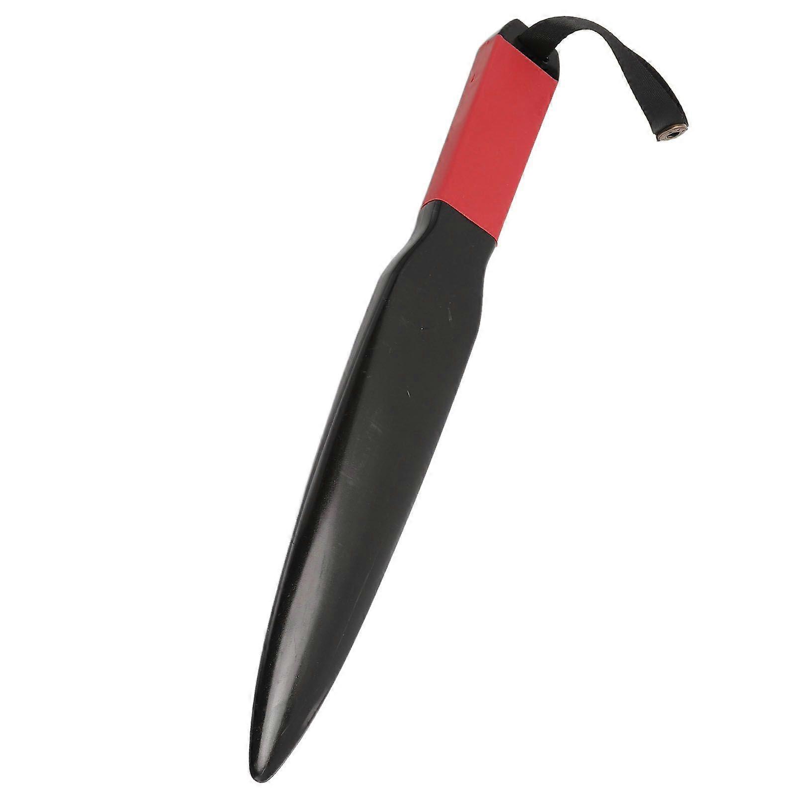 Dog Break Stick Nylon Rubber Versatile Stress Relief Easy to Use Dog Bite Training Stick Chew Toy with Black Lanyard for Backyard Garden Red Handle