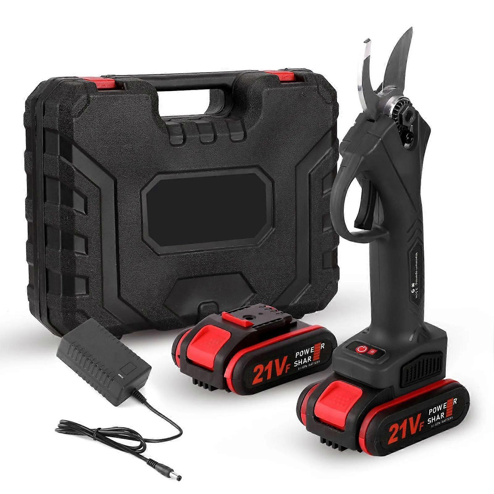 Portable Cordless Electric Pruning Shears Rechargeable Battery Powered Tree Branch Pruner