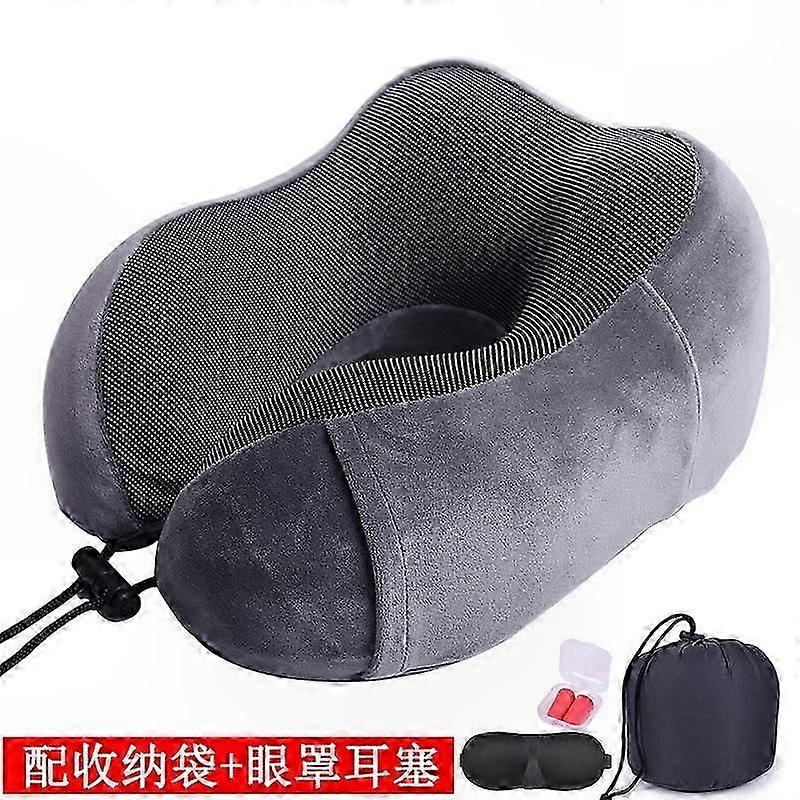 Cervical Support Memory Foam Pillow for Travel and Sleep Soft U-Shaped Neck Pillow for Airplane Healthcare Bedding Solution