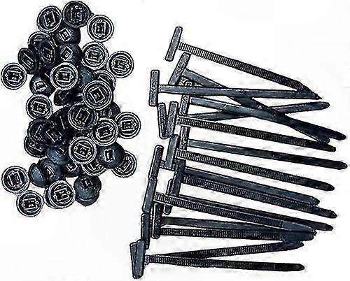 Heavy Duty Nylon Cable Tie Holder, Self-Locking Zip Ties Buckle for Universal Use