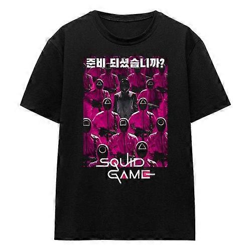 Squid Game Womens/Ladies Guards Korean T-Shirt