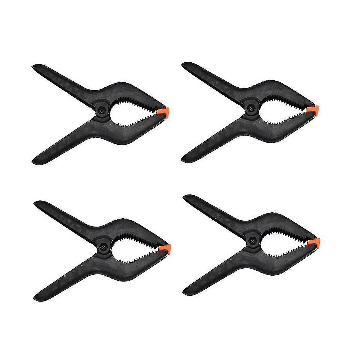 Woodworking clamps, 4-piece set of 9 inches, strong clamping force, flexible chuck structure reinforcement