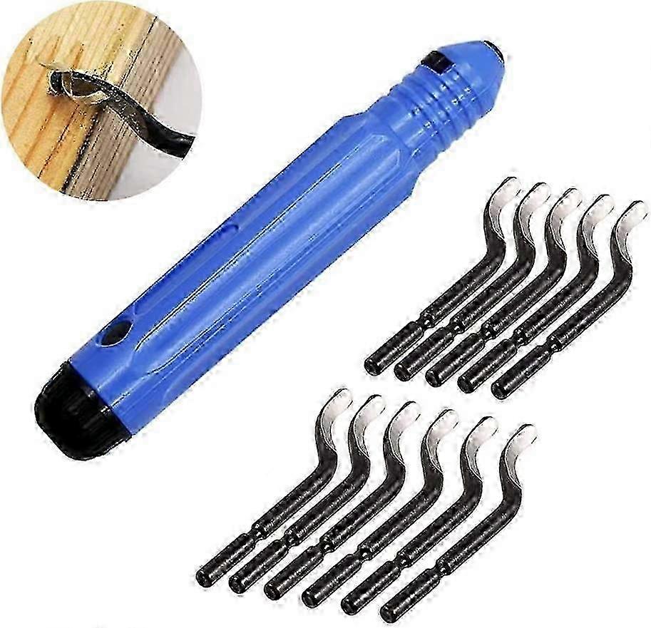 2025 Deburring Tool Deburring Tool with 11 Blades 360 Rotatable