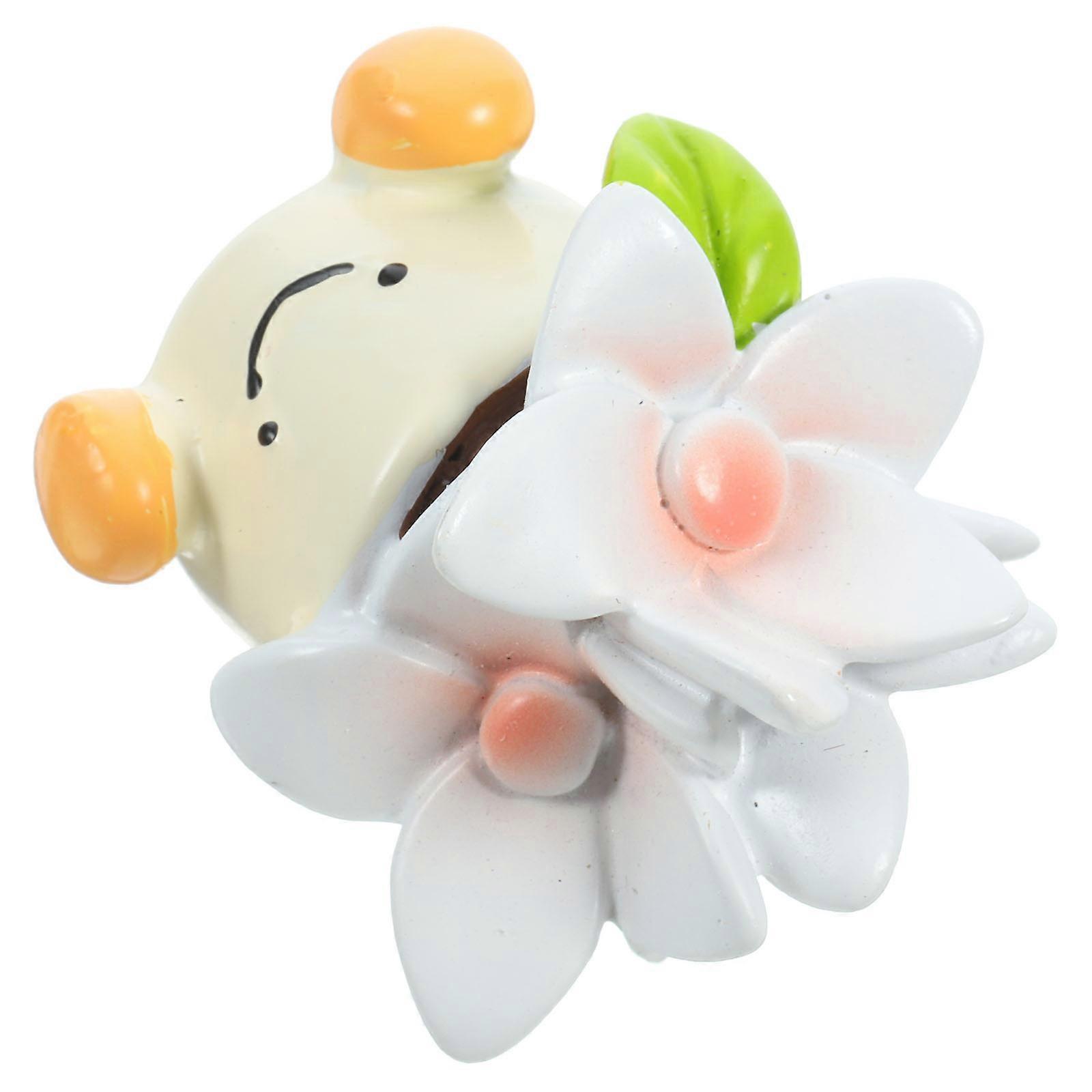 Miniature Bonsai Model Doll House Decoration With Beige Pot-Shaped Design For Indoor Home Display 1Pack